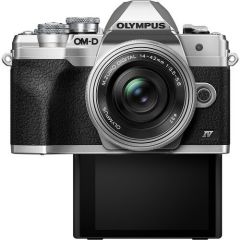 Olympus E-M10 Mark IV 14-42mm Lensli Kit (Silver)