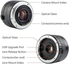Viltrox C-AF 2X II Teleplus Teleconverter (Canon EF) Black