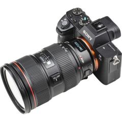 Viltrox Mark V EF-E5 Canon EF Lens - OLED Ekranlı Sony E-Mount Gövde Adaptörü
