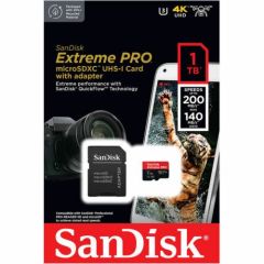 Sandisk Extreme Pro 1TB MicroSDXC 200MB/s Hafıza Kartı