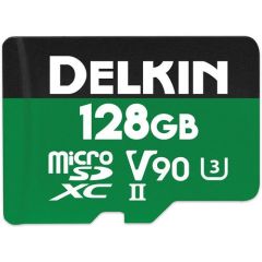Delkin Devices 128GB POWER UHS-II V90 microSDXC Hafıza Kartı