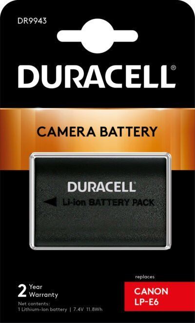 Duracell LP-E6  Batarya (Canon 6D Mark II için)