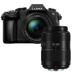 Panasonic Lumix G80 12-60mm + 45-200mm Çift Lensli Set