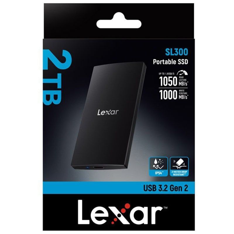 Lexar 2TB SL300 USB 3.2 Gen 2 Portable SSD