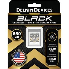 Delkin Devices Black 650GB  4.0 CFexpress Type B Hafıza Kartı