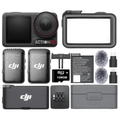 DJI Osmo Action 5 Pro Vlog Combo (DJI Mic 2 İki Kişilik)