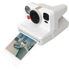 Polaroid Now Gen 3 i-Type Instant Kamera (Pebble White) + 8'li Color Film Bundle