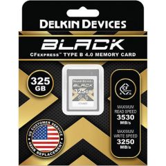 Delkin Devices 325GB BLACK 4.0 CFexpress Type B Hafıza Kartı