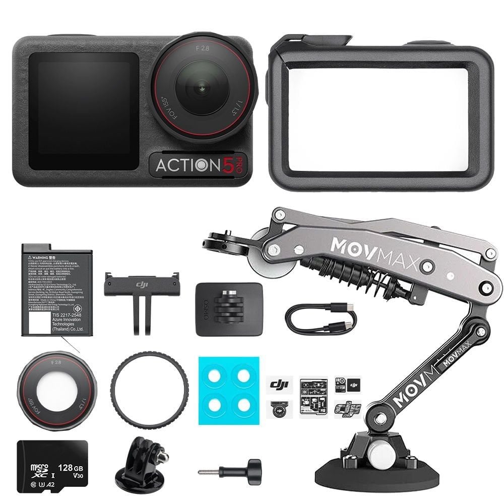 DJI Osmo Action 5 Pro Movmax Araç Bağlantı Combo Set