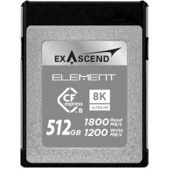Exascend 512GB Element Series CFexpress Type B Hafıza Kartı