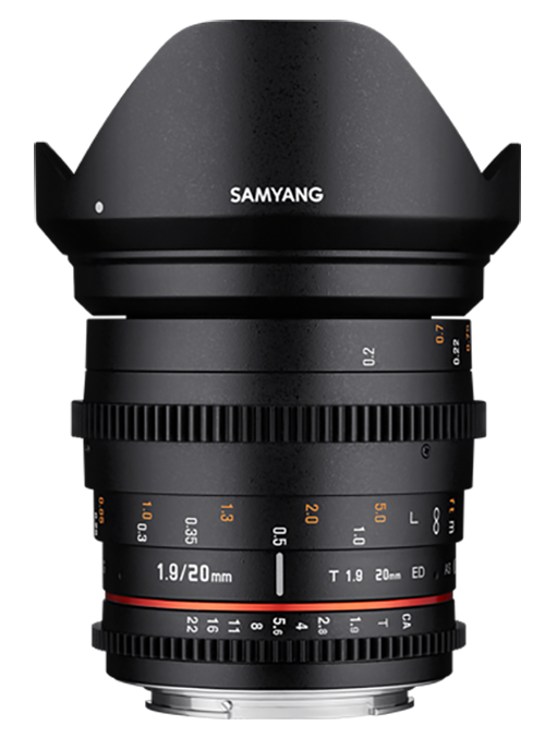 Samyang 20mm T1.9 ED AS UMC Cine Lens (Nikon F)