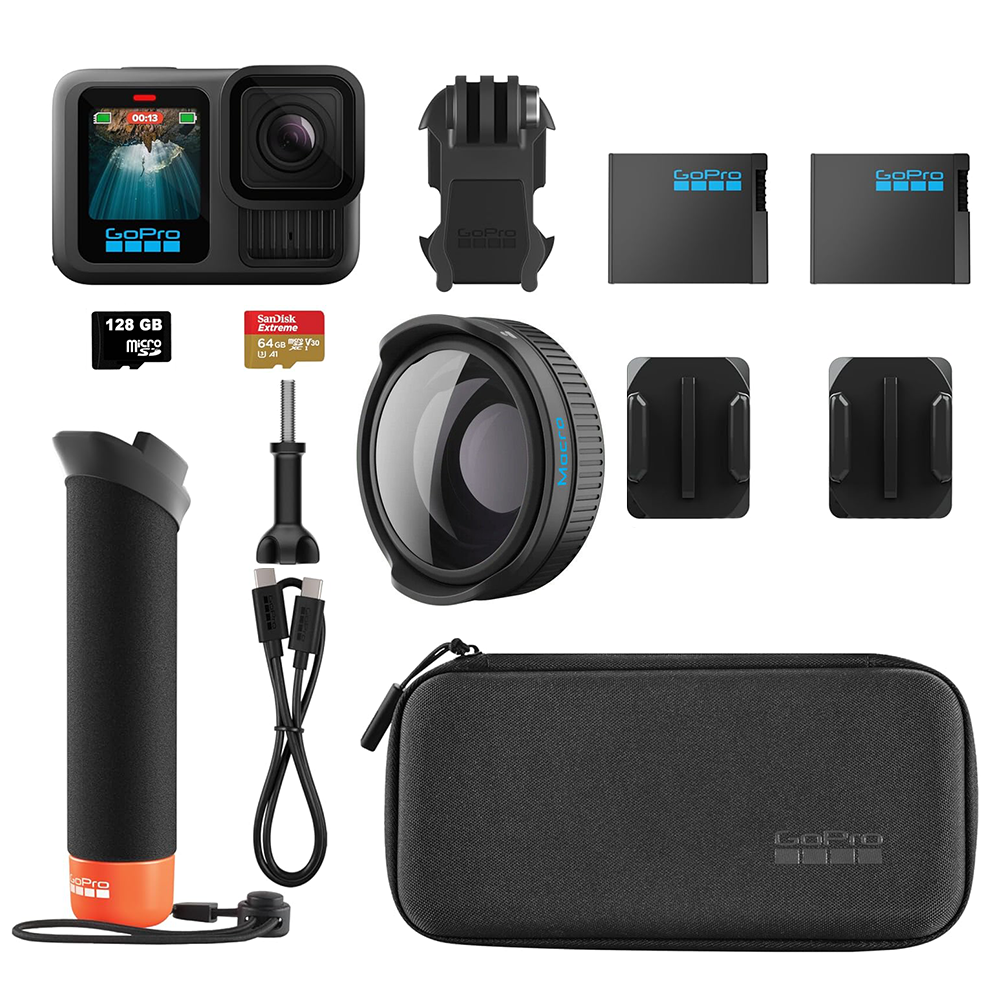 GoPro HERO 13 Black Maco Lens Mod Bundle