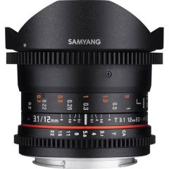 Samyang 12mm T3.1 Cine VDSLR Lens (Nikon F)