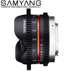 Samyang 7.5mm T3.8 Fish-eye Cine Lens MFT