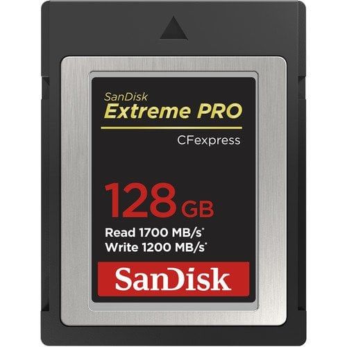 SanDisk 128GB 1700MB/s Extreme PRO CFexpress Type B Hafıza Kartı