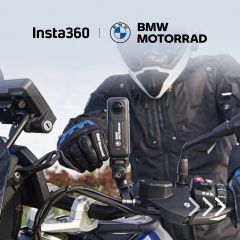 Insta360 X4 BMW Motorrad Edition Paketi (Motorcycle Bundle + 100cm Carbon Invisible Selfie Stick + Lexar 256GB MicroSDXC)