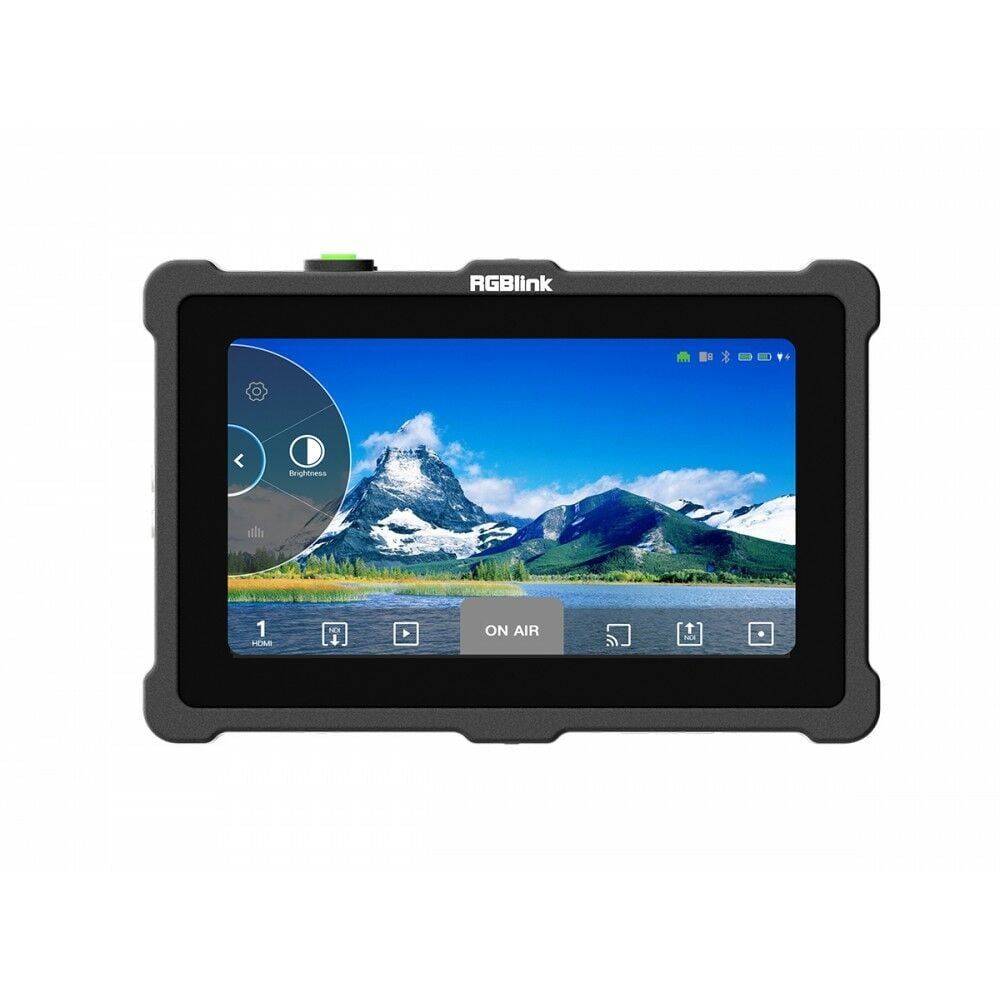 RGBLINK TAO 1pro NDI — Portatif Video Mikser, Kayıtçı, NDI 5.0 Encoder & Decoder, Streaming Yayın Cihazı, 5.5 inch Dokunmatik Ekran
