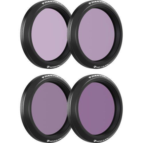 Freewell Bright Day ND8/PL ND16/PL ND32/PL ND64/PL Filtre Seti (Osmo Action 3/4/5)