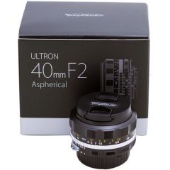 Voigtlander Ultron 40mm f/2 SL IIS Aspherical Lens (Nikon F) Black
