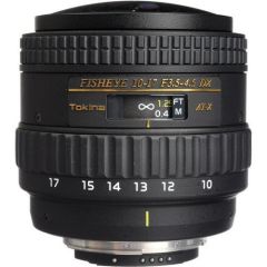 Tokina 10-17mm F3.5-4.5 AT-X Fisheye DX Lens (Canon)