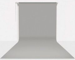 Stüdyo Teknik 270cm x 580cm Sonsuz Gri Fon Perdesi Seti ( Boru makara zincir Dahil )