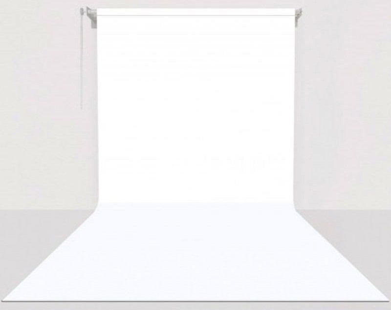 Stüdyo Teknik 270cm x 580cm Sonsuz Beyaz Fon Perdesi Seti ( Boru Makara Zincir Dahil )