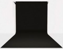 Stüdyo Teknik 270cm x 580cm Sonsuz Siyah Fon Perdesi Seti ( Boru Makara Zincir Dahil )