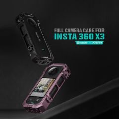 Tılta Full Camera Cage for Insta360  X3 - Black ( TA-T41-FCC-B )