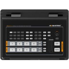 AvMatrix Shark S4 Plus 4-Kanal HDMI/SDI Ekranlı Canlı Yayın Mikseri