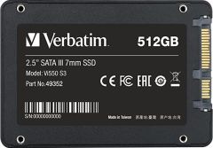 Verbatim 512GB Vi550 2.5'' SATA III Dahili SSD (49352)