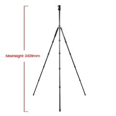 Fotopro X-75C Karbon Fiber Tripod Kit