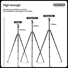 Fotopro Sherpa Plus Carbon Fiber Tripod (Monopod Özellikli)
