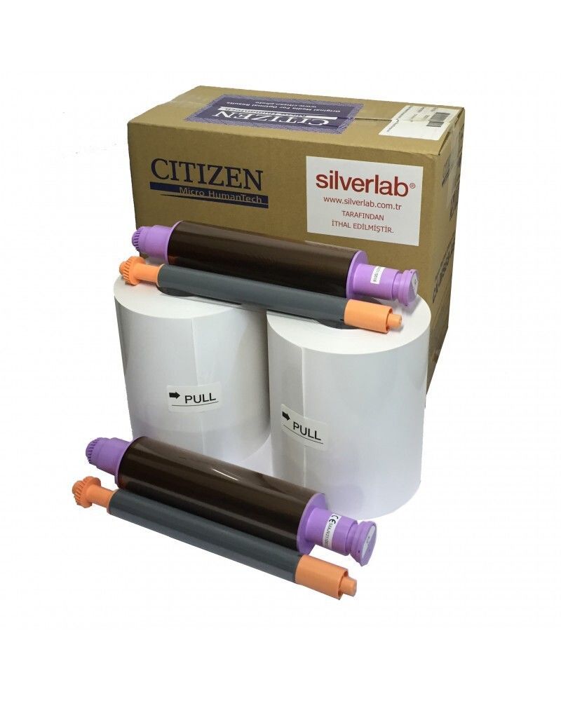 Citizen CX-02 15x20cm Kağıt & Ribbon (2x200 yaprak) Orijinal