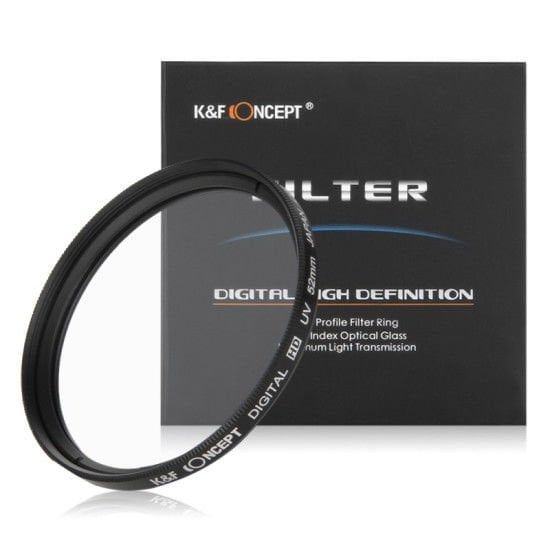 K&F Concept 58mm Digital UV Slim HD Filtre